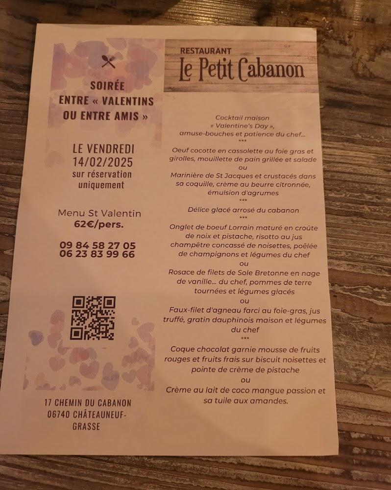 Le Petit Cabanon - Menu Image 1